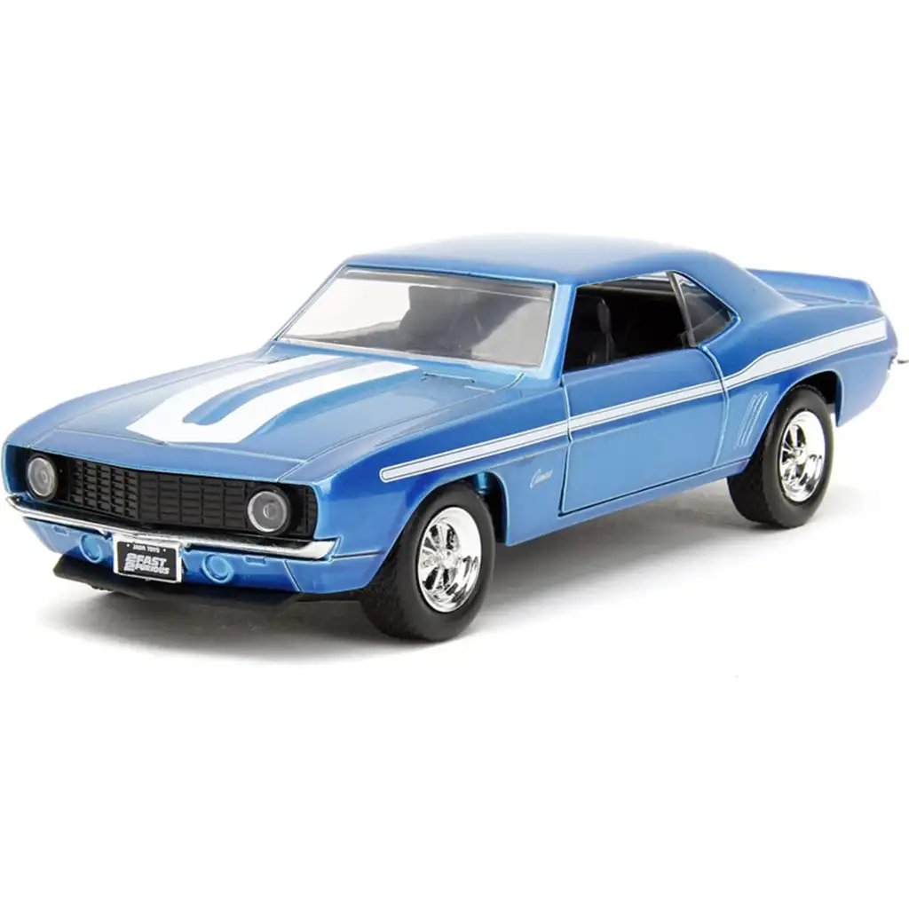 Бързи и яростни: 1969 Chevrolet Camaro и 1968 Dodge Charger Widebody комплект от 2 броя 1/32 мащаб - Jada Toys изображение 4