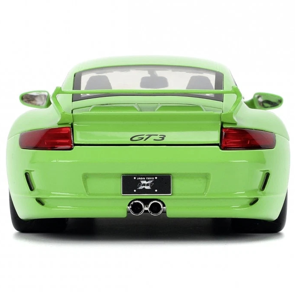 Бързи и яростни: 2007 Porsche 911 GT3 метален автомобилен модел 1/24 - Jada Toys изображение 4