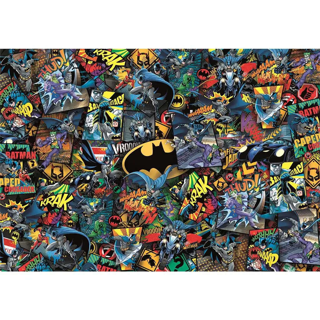 Batman 1000-частен невъзможен пъзел 70x50см - Clementoni изображение 2