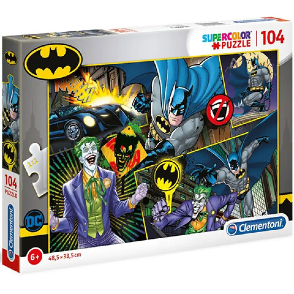 Batman Supercolor пъзел 104бр. - Clementoni изображение 1