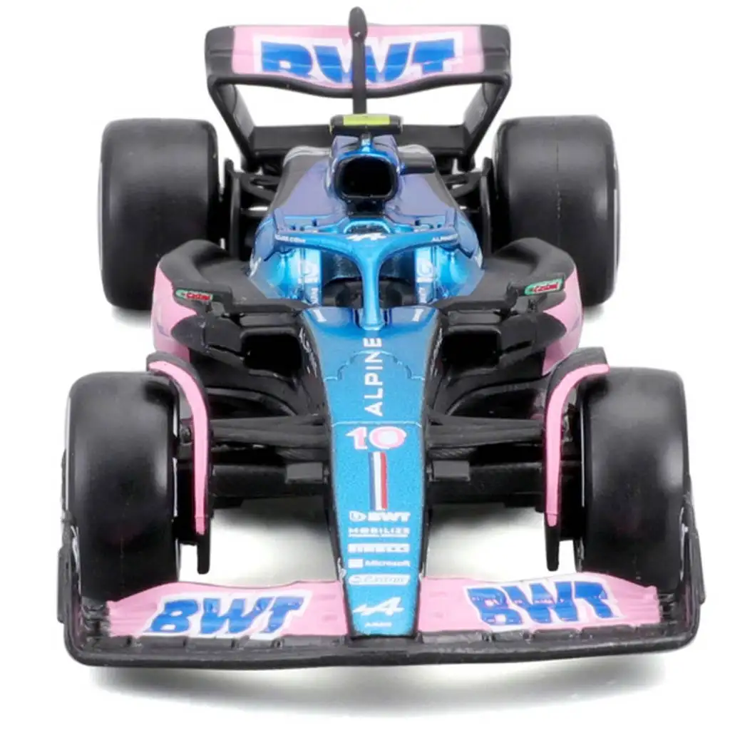 Bburago: Alpine A523 F1 състезателен автомобил метален автомобилен модел 1/43 изображение 3
