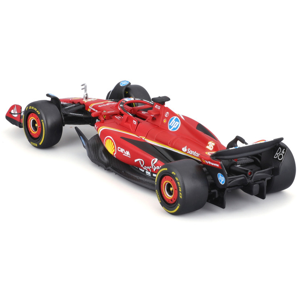 Bburago: Ferrari SF24 F1 състезателен автомобил метален автомобилен модел 1/43 изображение 2