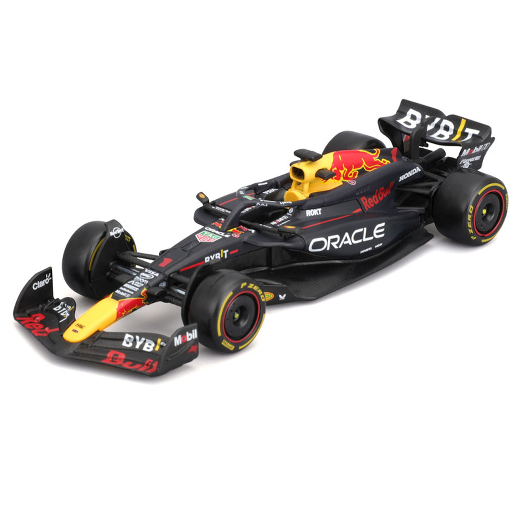 Bburago: Red Bull RB20 F1 състезателен автомобил метален автомобилен модел 1/43 изображение 2