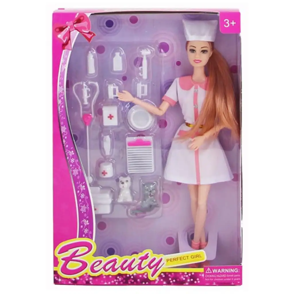 Beauty Perfect Girl ветеринарен комплект с аксесоари 29см изображение 1