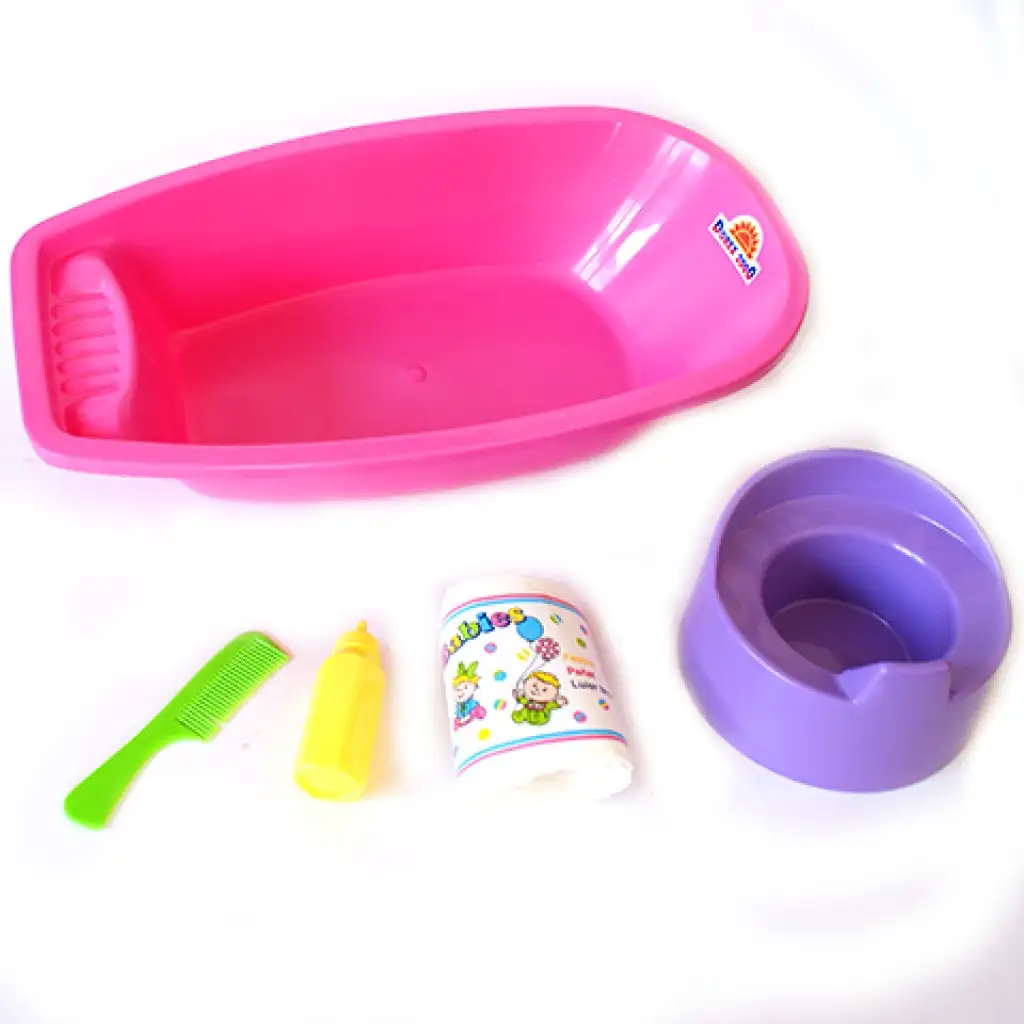 Бебешки комплект за къпане - D-Toys изображение 2