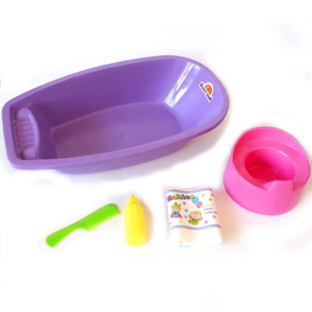 Бебешки комплект за къпане - D-Toys изображение 1