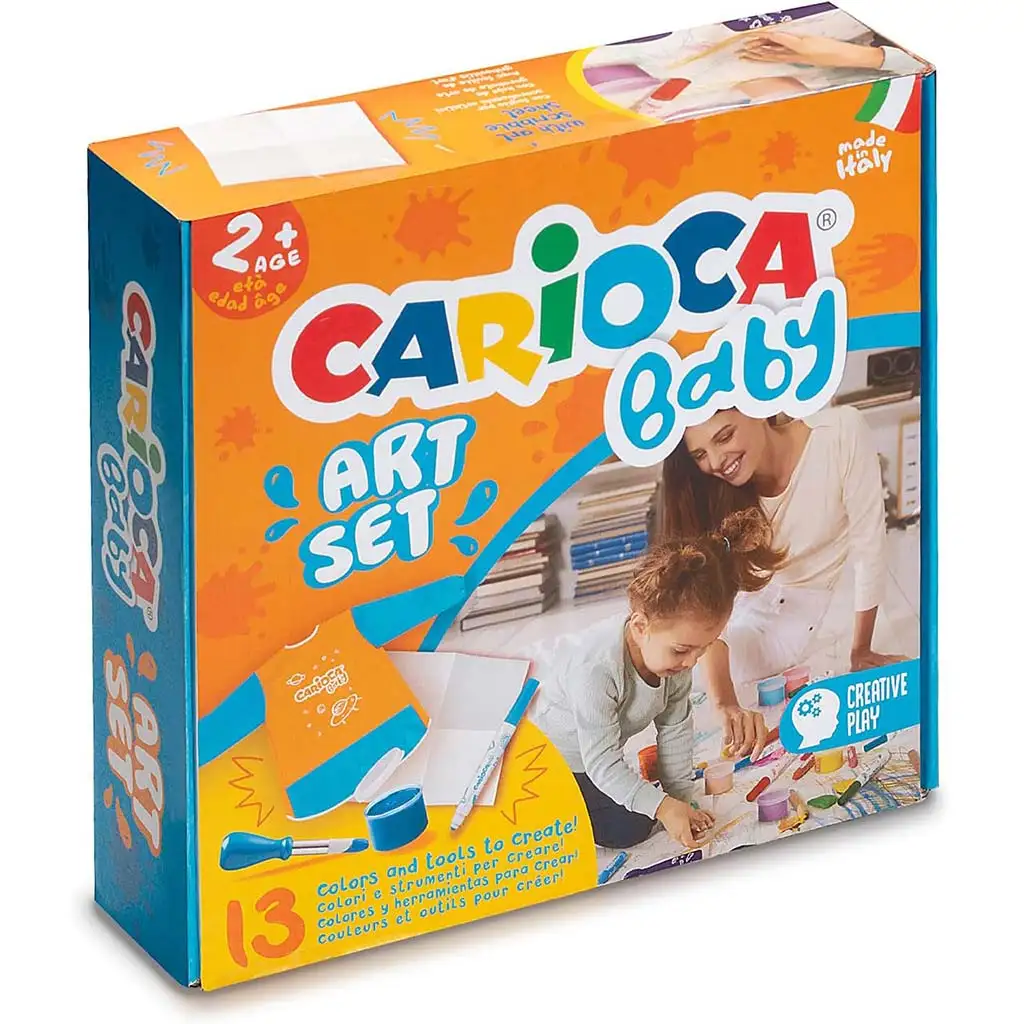 Бебешки оцветителен комплект 13бр - Carioca изображение 1