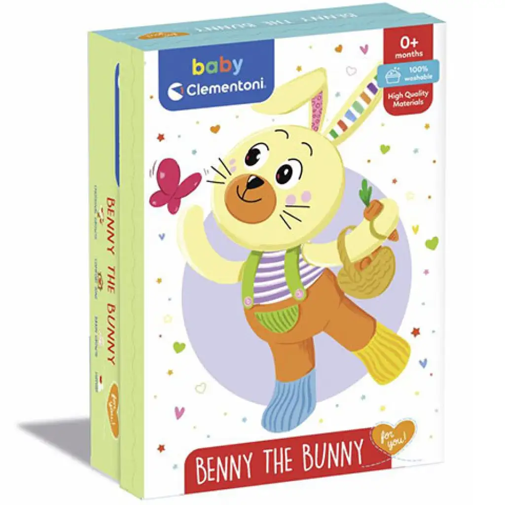Бени плюшен заек - Clementoni baby изображение 1