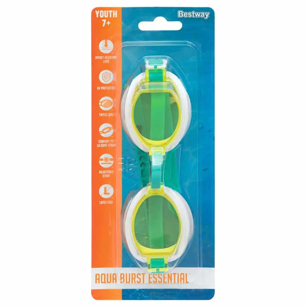 Bestway: Aqua Burst Essential™ плувни очила от 7 години, в различни цветове 1бр изображение 3