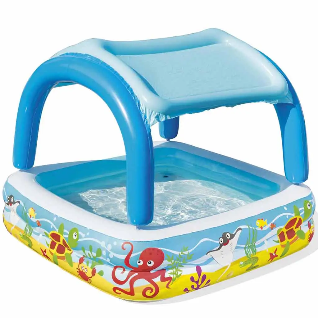 Bestway: Beach Buddy™ басейн за пръскане с покривало против слънце 140 x 140 x 114 см изображение 3