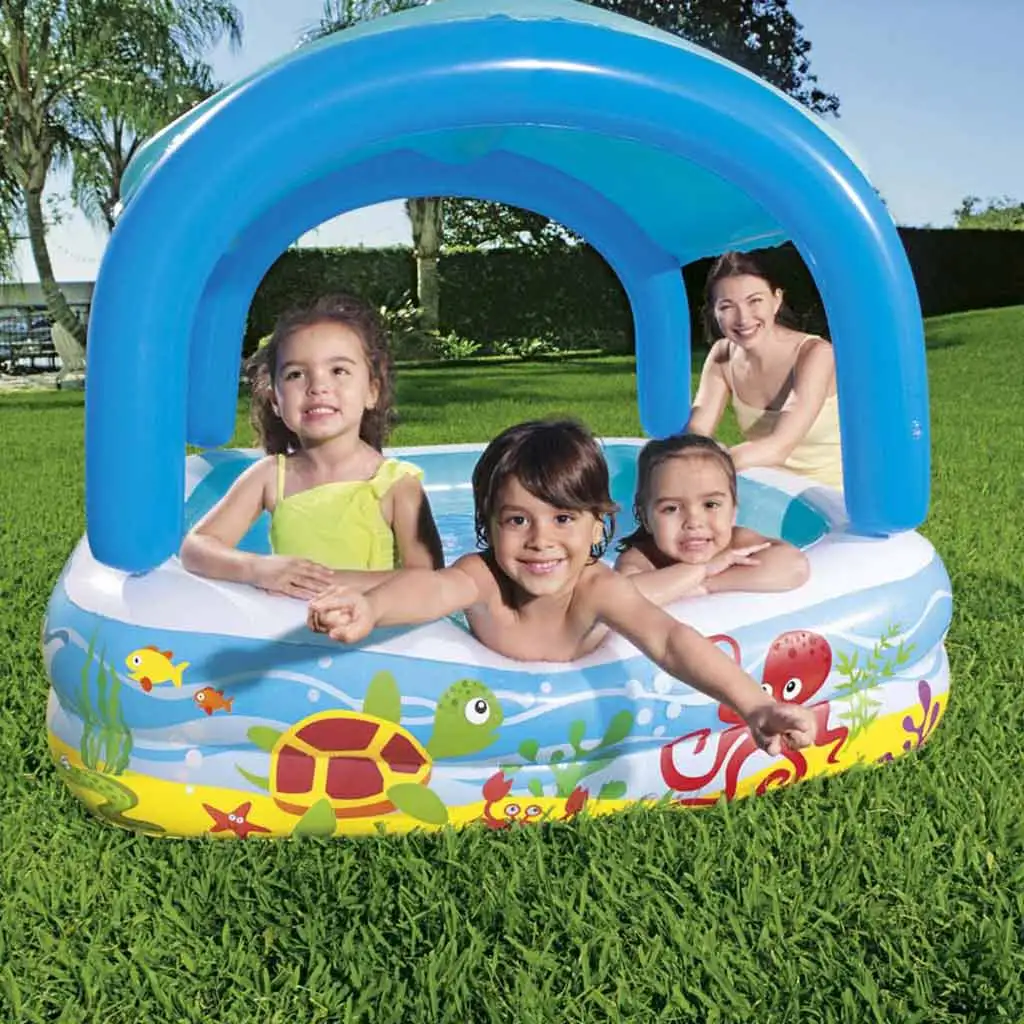 Bestway: Beach Buddy™ басейн за пръскане с покривало против слънце 140 x 140 x 114 см изображение 5