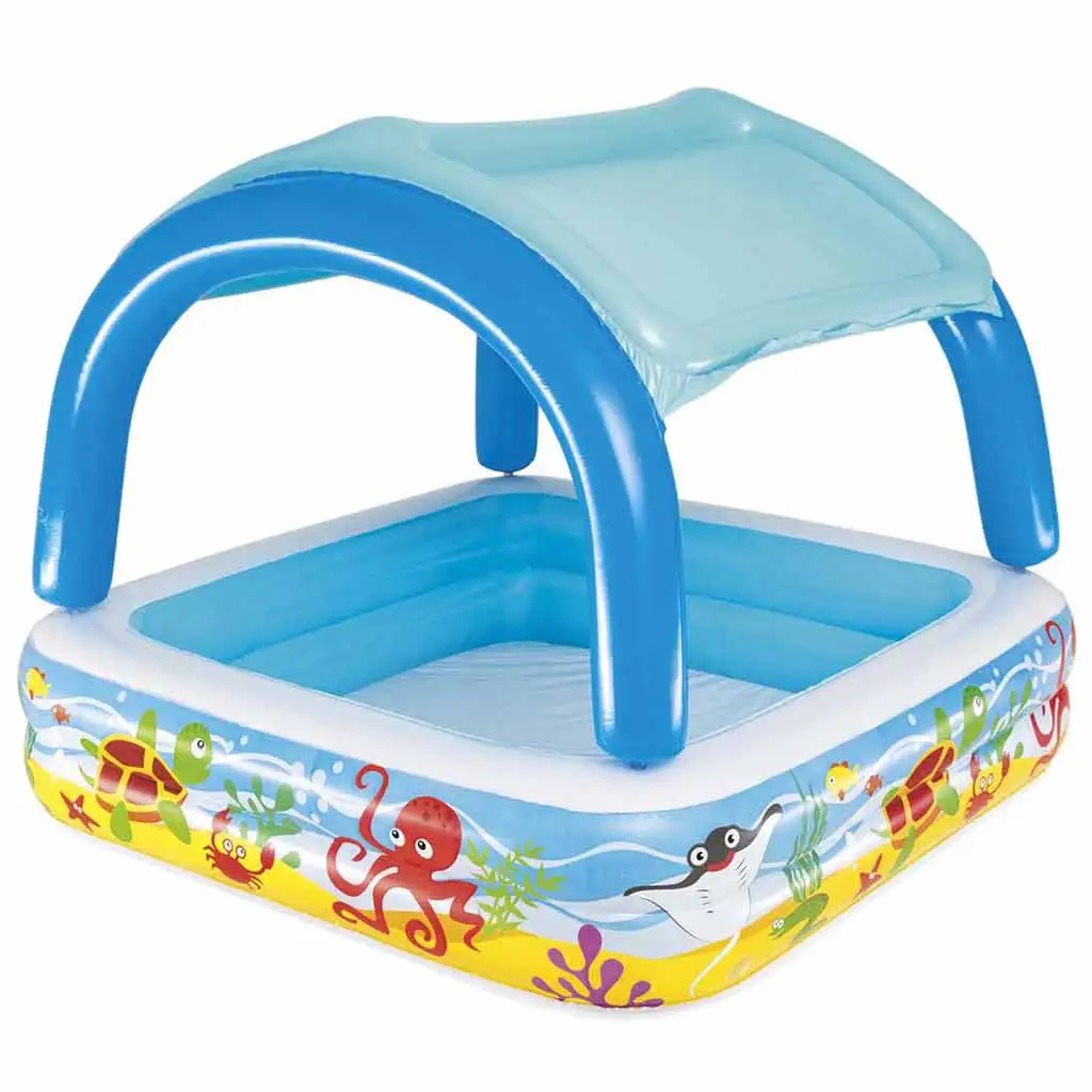 Bestway: Beach Buddy™ басейн за пръскане с покривало против слънце 140 x 140 x 114 см изображение 1