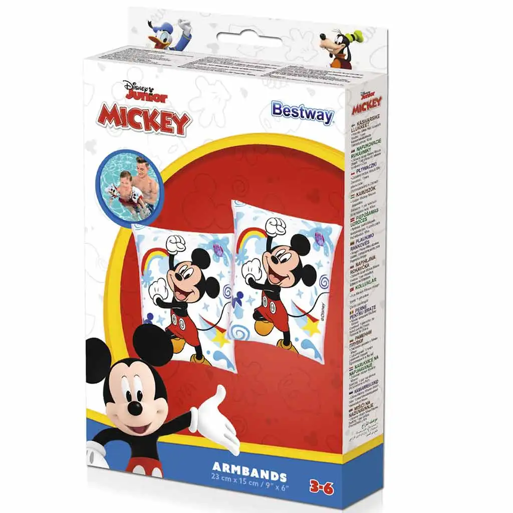 Bestway: Disney Junior® Мики Маус надуваеми ръкавчета за деца от 3 до 6 години изображение 3