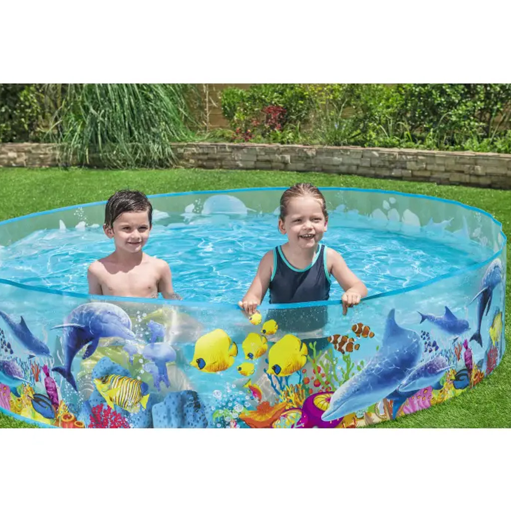 Bestway: Fill 'N Fun™ Odyssey басейн с твърди стени Ø 244 x 46 см изображение 3