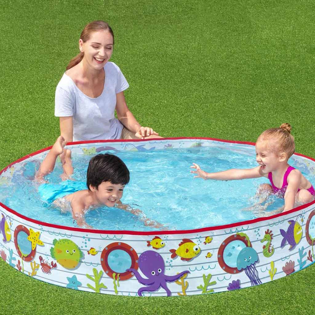 Bestway: Fill 'N Fun подводен свят с твърда стена детски басейн Ø 152 x 25 см изображение 3