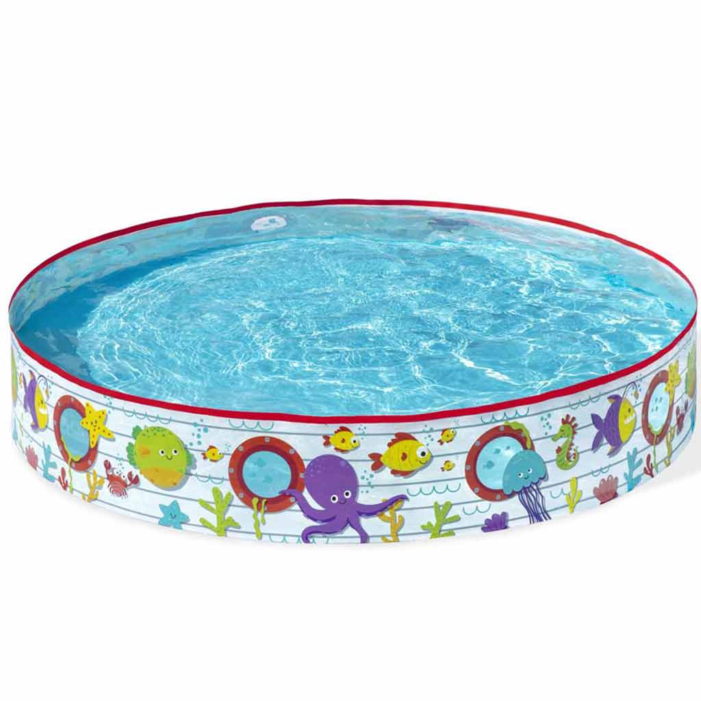Bestway: Fill 'N Fun подводен свят с твърда стена детски басейн Ø 152 x 25 см изображение 1