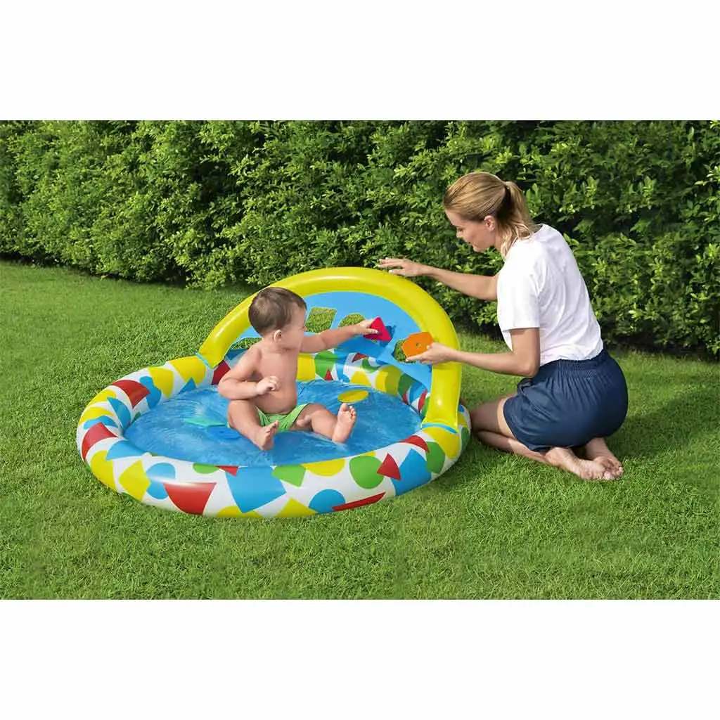 Bestway: Lil' Splash & Learn™ басейн за пръскане 120 x 117 x 46 см изображение 2