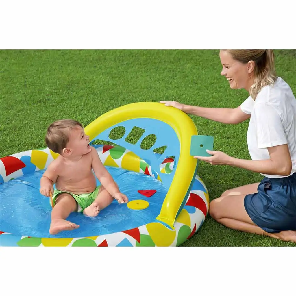 Bestway: Lil' Splash & Learn™ басейн за пръскане 120 x 117 x 46 см изображение 4
