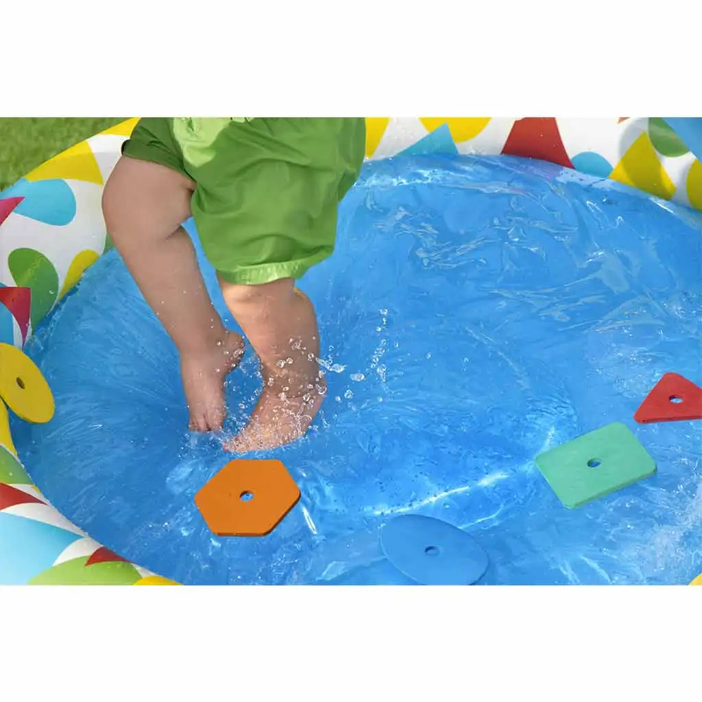 Bestway: Lil' Splash & Learn™ басейн за пръскане 120 x 117 x 46 см изображение 5