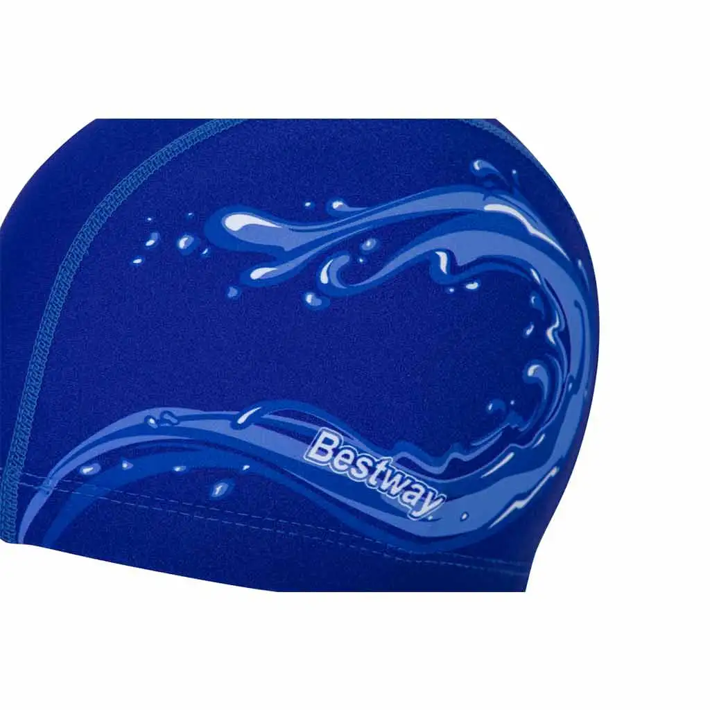 Bestway: Sleek 'N Stretch Premium™ Текстилна плувна шапка от 14 години изображение 3