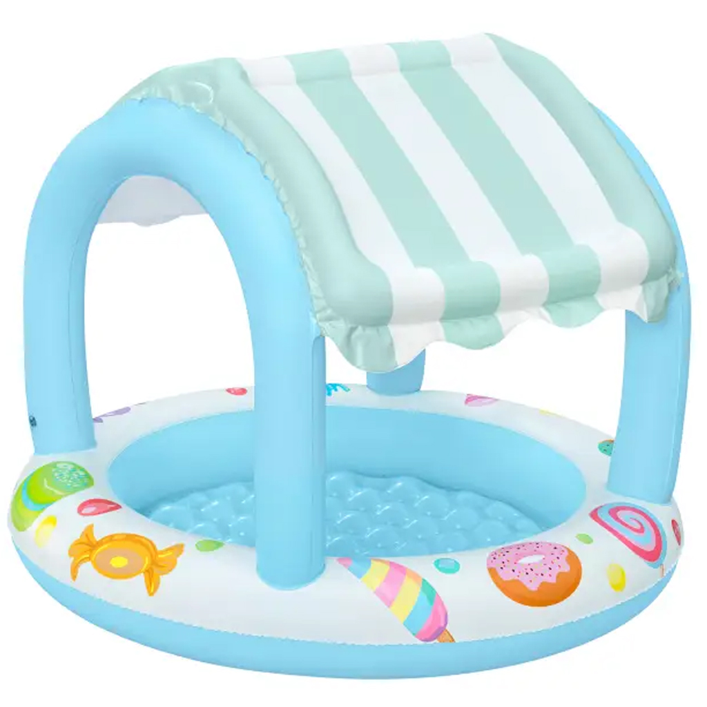 Bestway: Sweet Shoppe™ басейн за игра с покривало против слънце Ø 104 x 84 см изображение 1