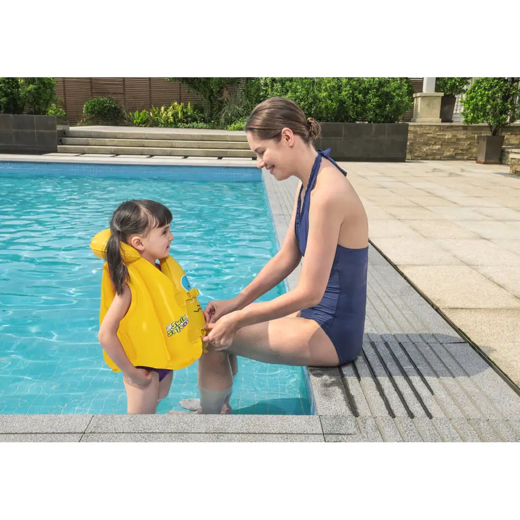 Bestway: Swim Safe - Надуваем детски плувен жилет 51x46см изображение 2