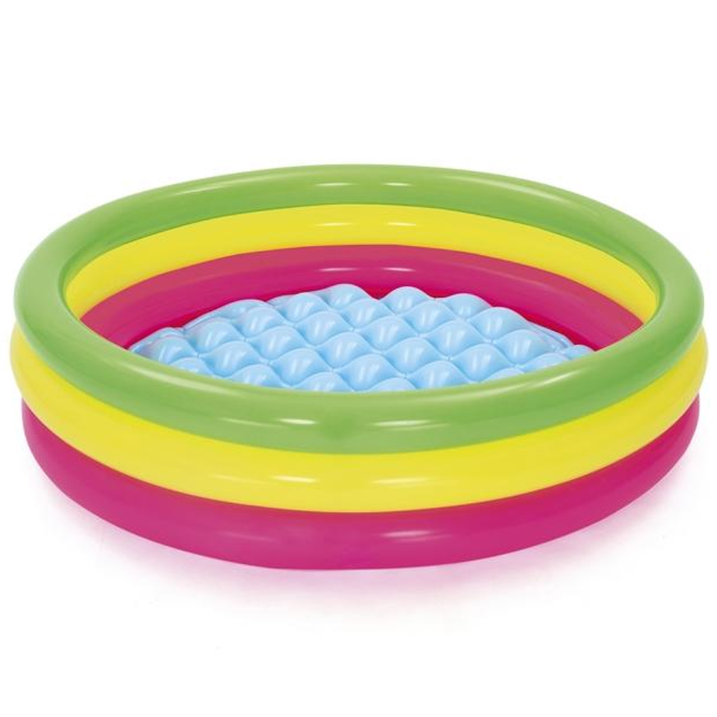 Bestway: Swim Squad™ трикольцев басейн с надуваемо дъно Ø 102x25 см изображение 1