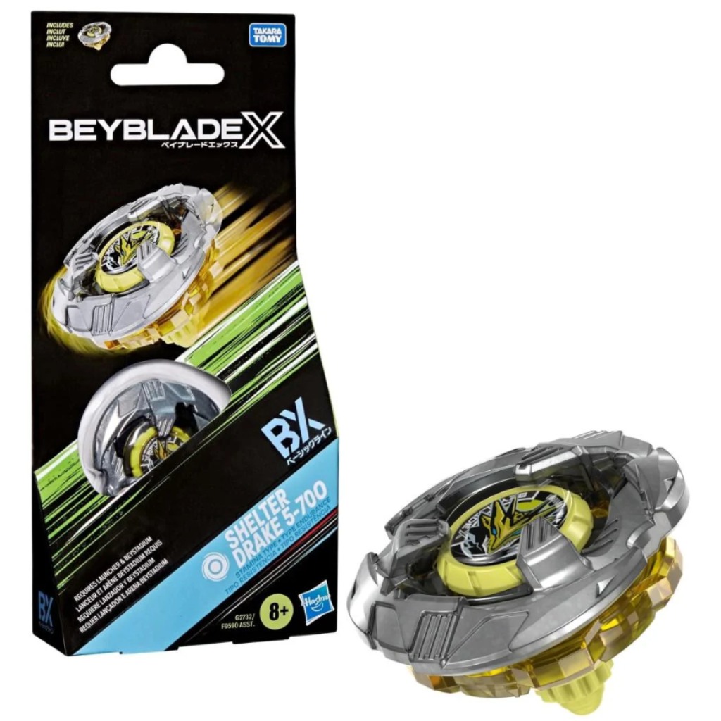 Beyblade X BX Shelter Drake 5-70O въртяща се играчка - Hasbro изображение 1