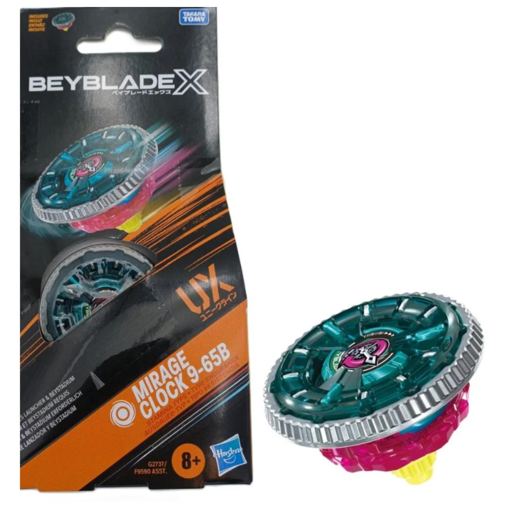 Beyblade X UX Mirage Часовник 9-65B въртяща се играчка - Hasbro изображение 1