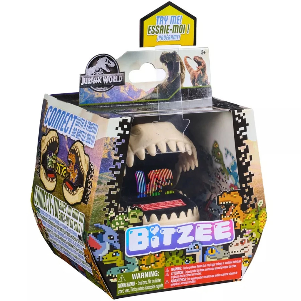 Bitzee Jurassic World интерактивен цифров домашен любимец - Spin Master изображение 1