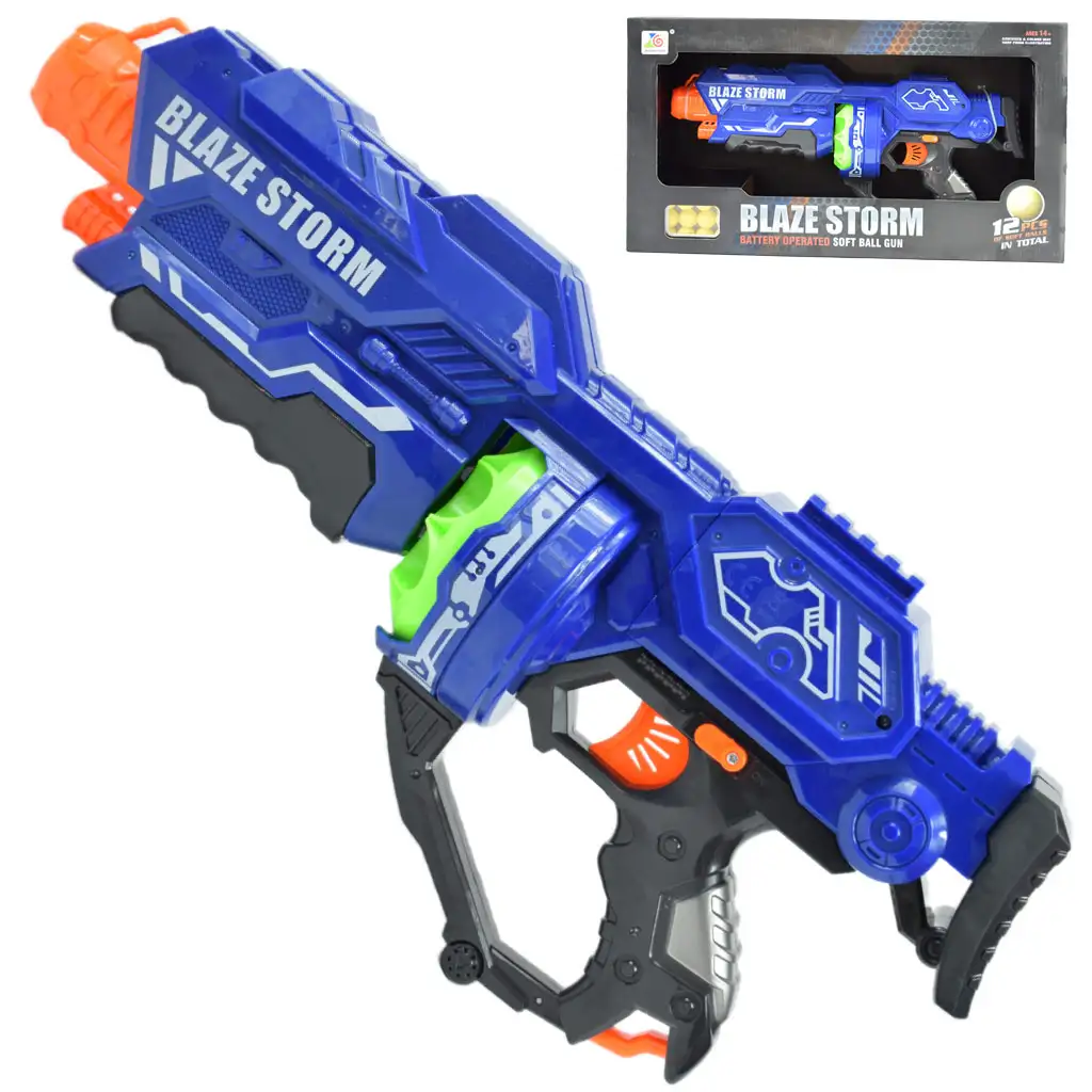 Blaze Storm: Голям електрически пистолет с гъбични патрони 44x20cm изображение 1