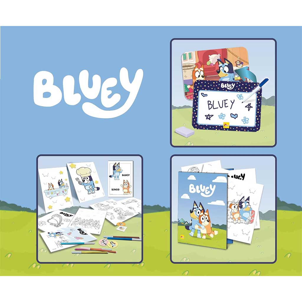 Bluey Арт бюро комплект за рисуване - Lisciani изображение 3
