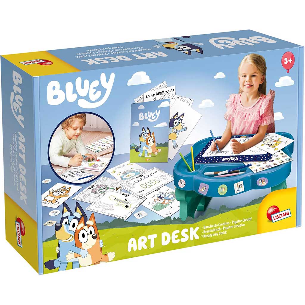 Bluey Арт бюро комплект за рисуване - Lisciani изображение 1