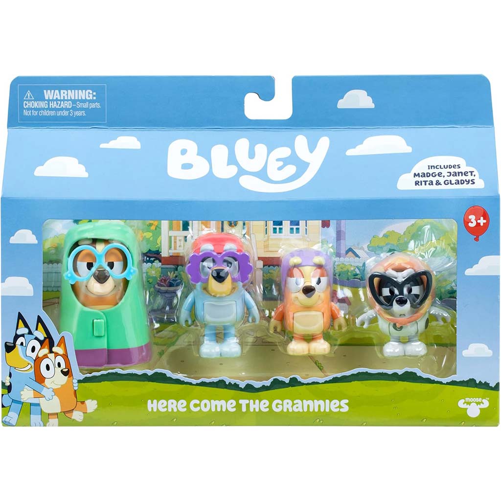 Bluey: Бабушки 4-брой комплект за игра изображение 1