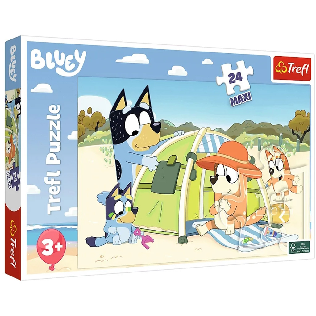 Bluey чудесният ден 24 части Maxi пъзел - Trefl изображение 1