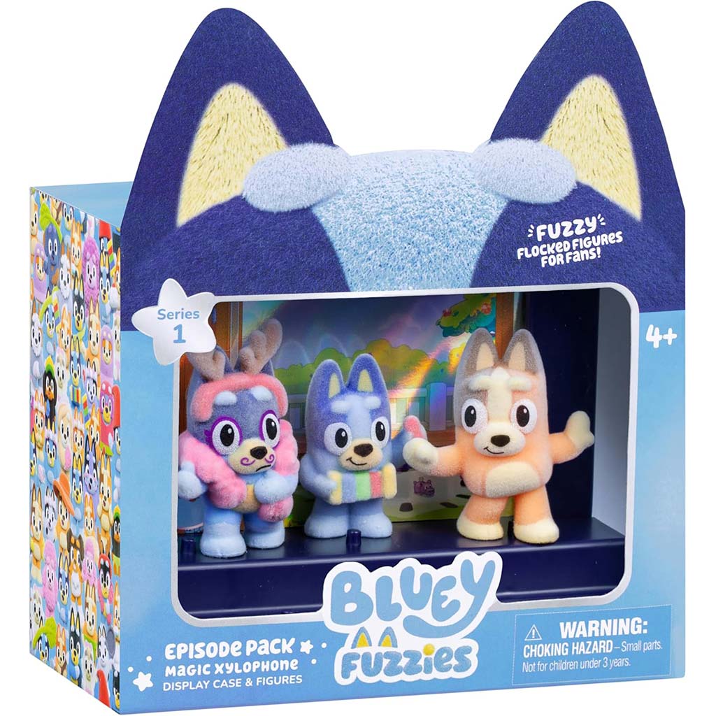 Bluey Fuzzies Епизод 3бр. комплект - Магически ксилофон изображение 1