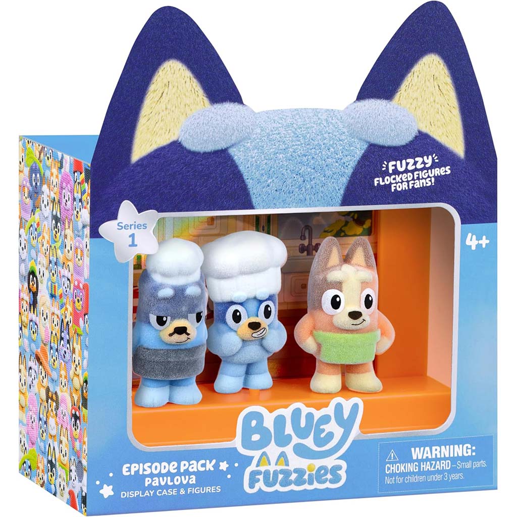 Bluey Fuzzies Епизод 3бр. комплект - Павлова изображение 1