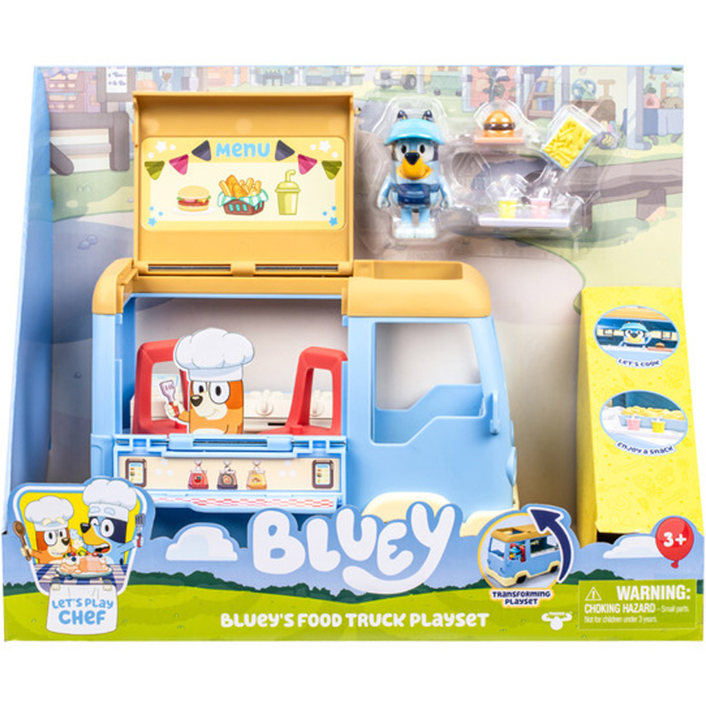 Bluey: Игрална комплектация с бюфет автомобил и фигурка Bluey изображение 1