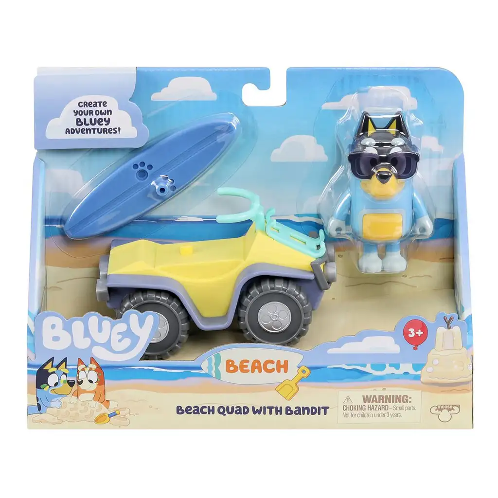 Bluey: Комплект за игра с ATV и фигурка на Bandit изображение 1