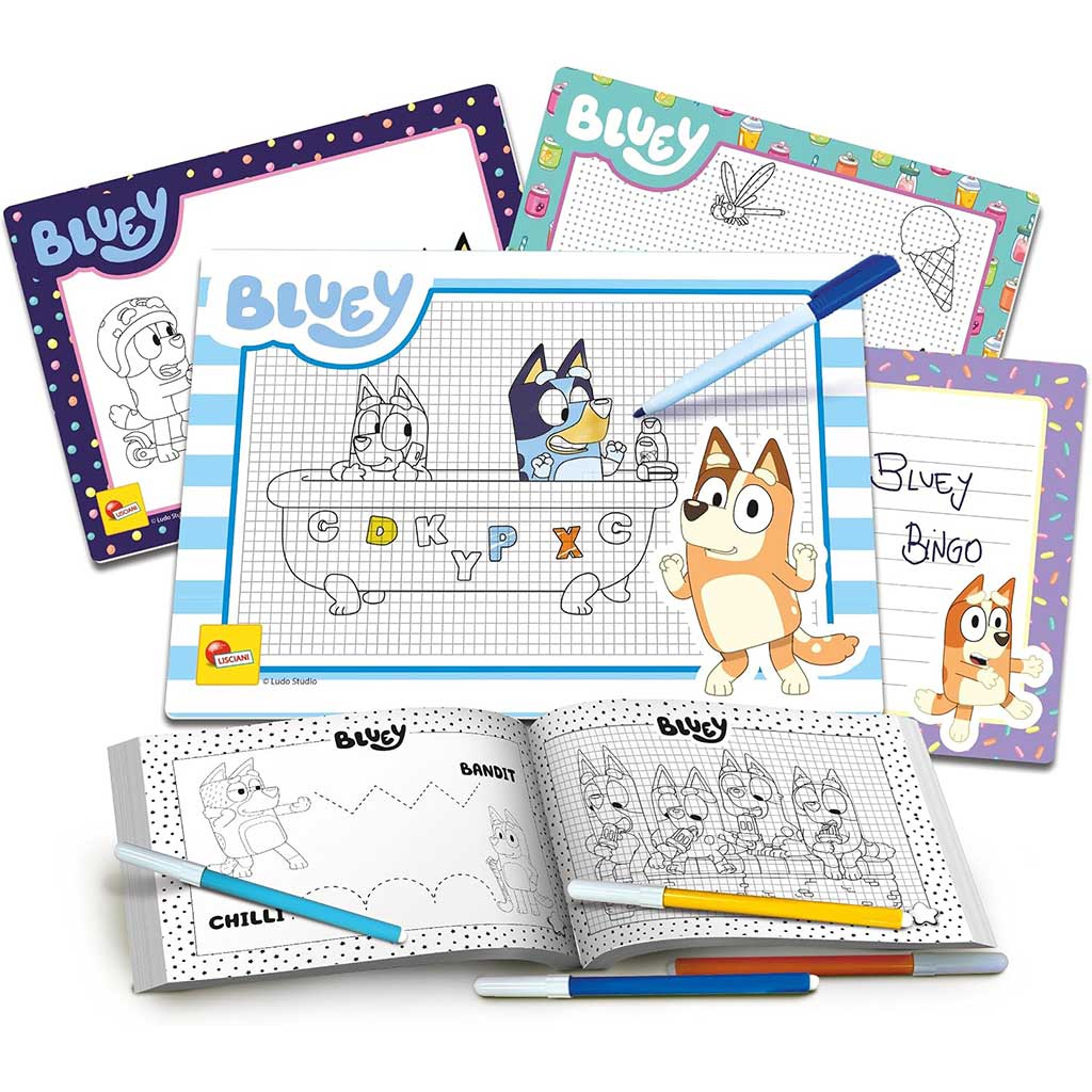 Bluey комплект за рисуване - Lisciani изображение 2