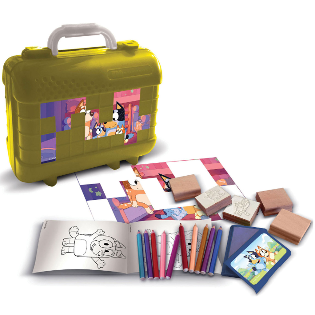 Bluey креативен печатен комплект в куфарче - Multiprint изображение 2