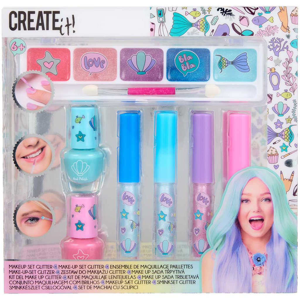 Canenco: Create It! Блестящ комплект за грим на русалка изображение 1
