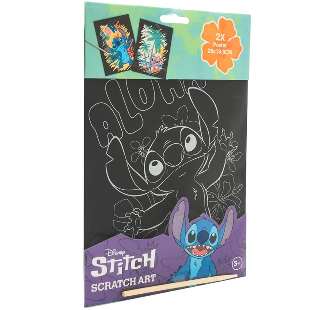 Canenco: Stitch картина за драскане постер, 29x15 см, 2 бр. изображение 2