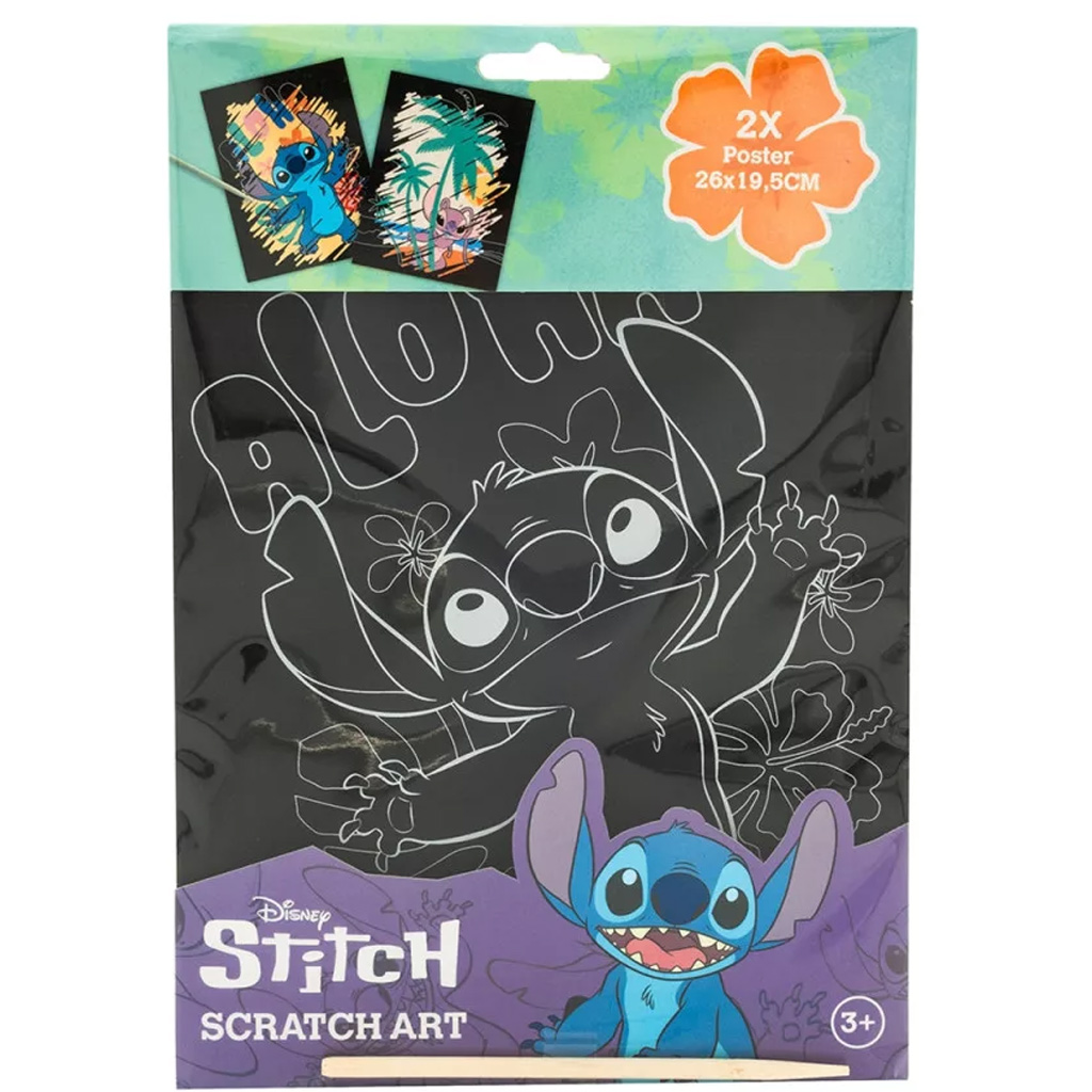 Canenco: Stitch картина за драскане постер, 29x15 см, 2 бр. изображение 1