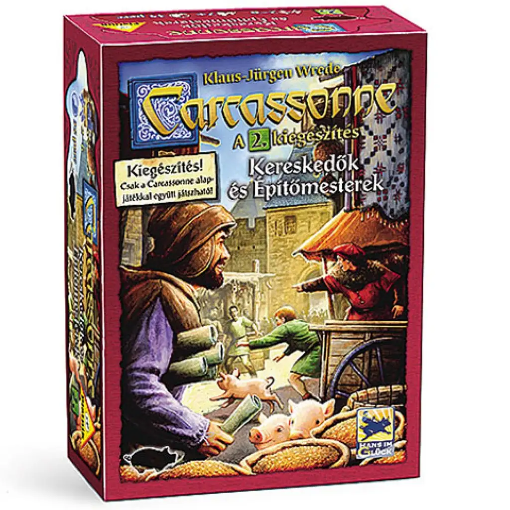 Carcassonne: Търговци и строители настолна игра разширение - Piatnik изображение 1