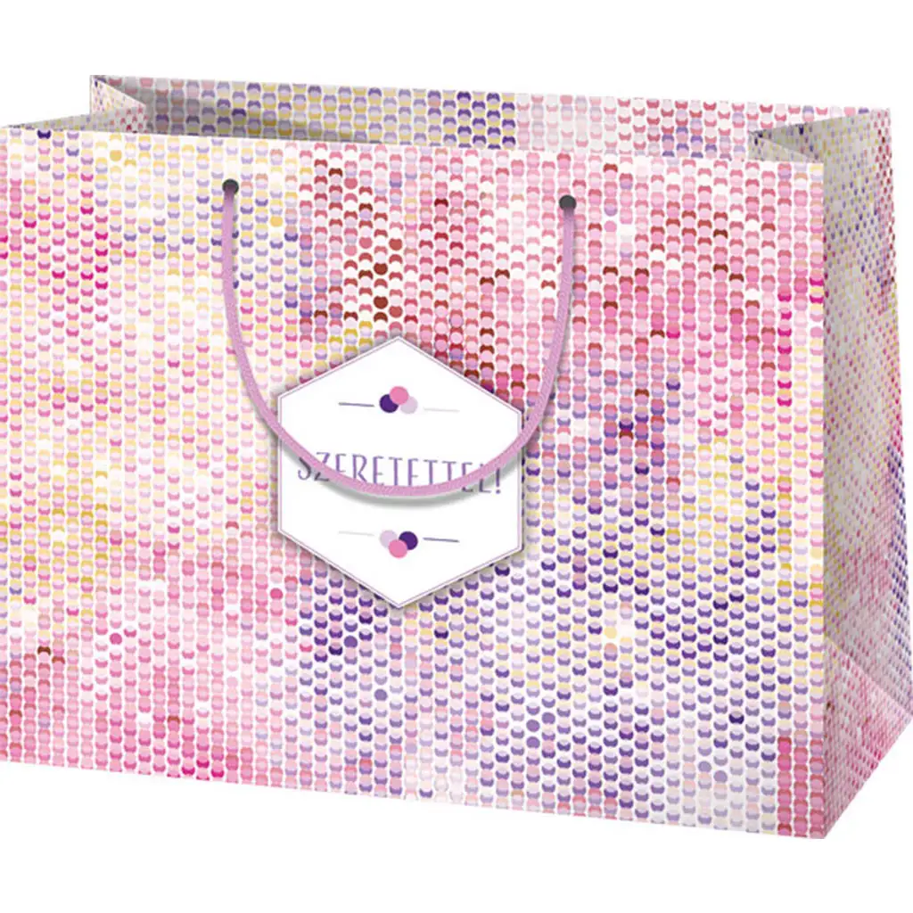 Cardex: "С любов" средна подаръчна чанта 17x10x23cm изображение 1