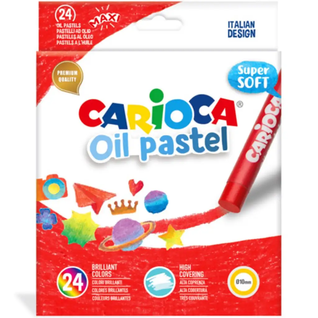 Carioca: Maxi Маслен пастел набор 24бр. изображение 1