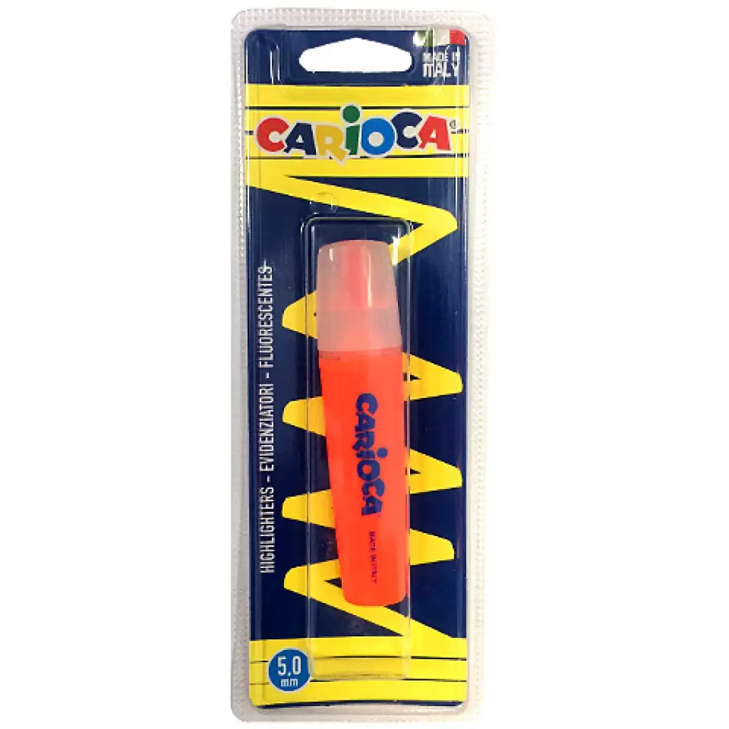 Carioca: Неоново оранжево флуоресцентно маркерче изображение 1