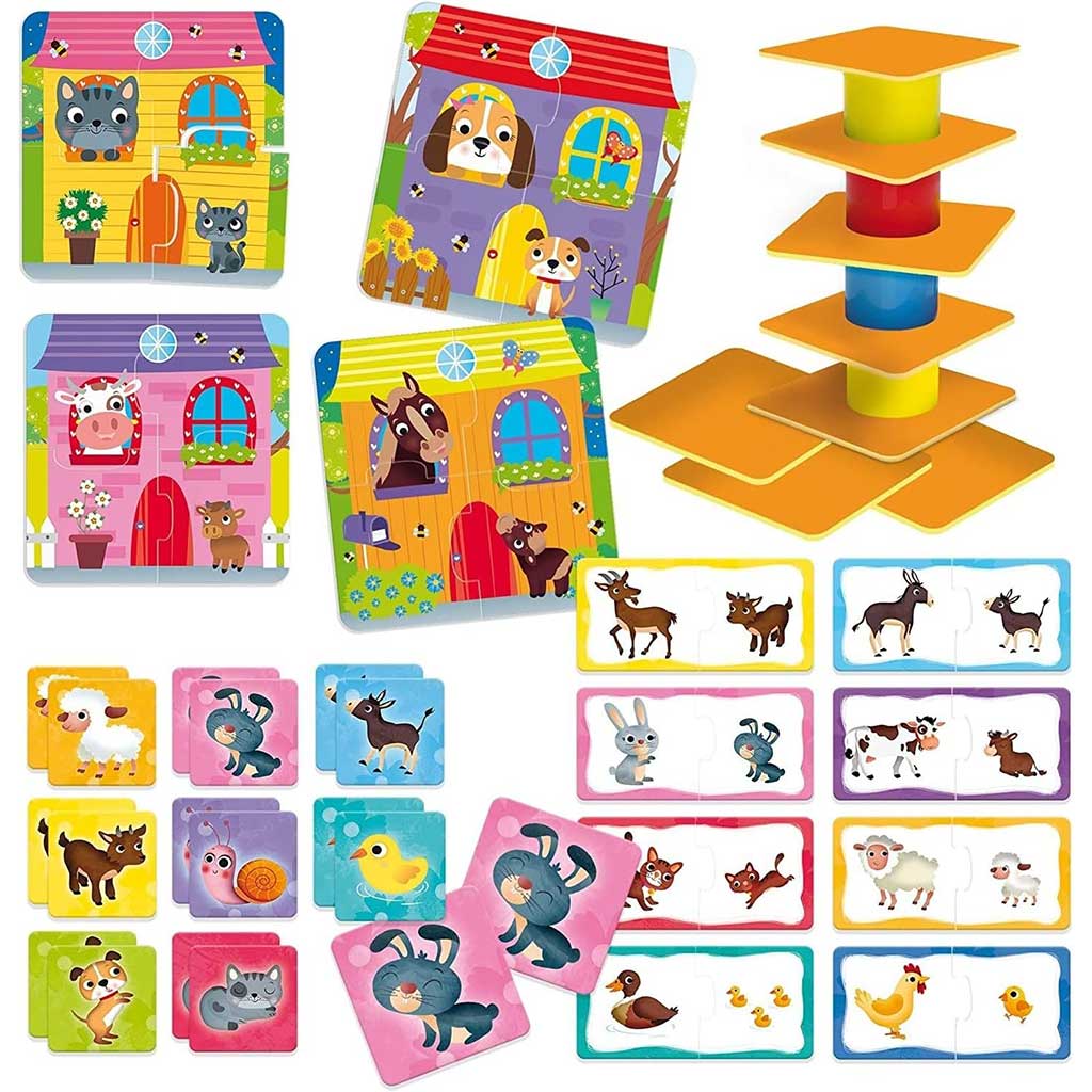 Carotina Baby: 4 в 1 развиваща игра - Lisciani изображение 3