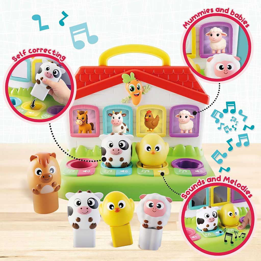 Carotina Baby: Ферма с животни образователна игра - Lisciani изображение 3